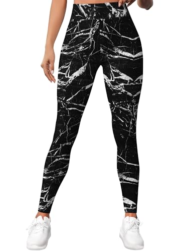 HIVICHI Colorful High Waisted Leggings for Women