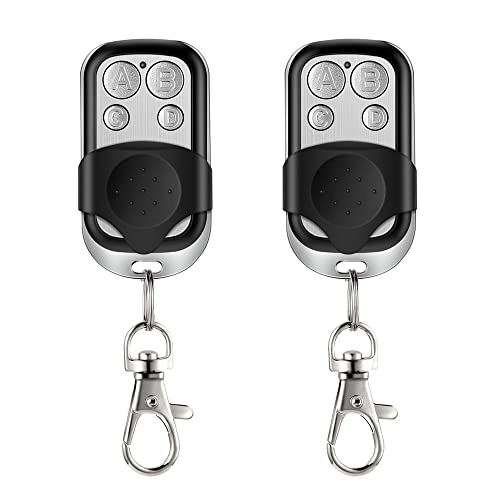 Ambito di consegna: 2 pacchi di comando portatile 4 433,92 MHz, anello chiave, batteria del trasmettitore a mano, istruzioni di programmazione.