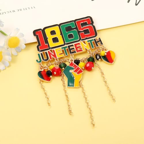 Image of African Brooches for Women Juneteenth Africa Map Queen Brooch Pins 1865 Sunflower Black History Month Brooches Juneteenth African Jewelry Accessories Outfits Gifts