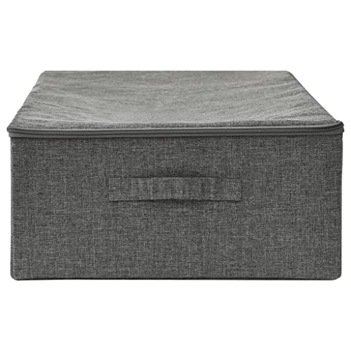 Chariots de rangement tissu gris anthracite pour gagner de la place