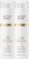 Kit Jacques Janine Liso Absoluto Shampoo e Condicionador Desembaraçante Anti Frizz Liso Prolongado 240ml