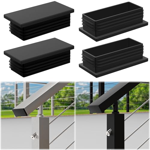 Gyykzz 4 Pack Plastic End Cap Fit for 2.36