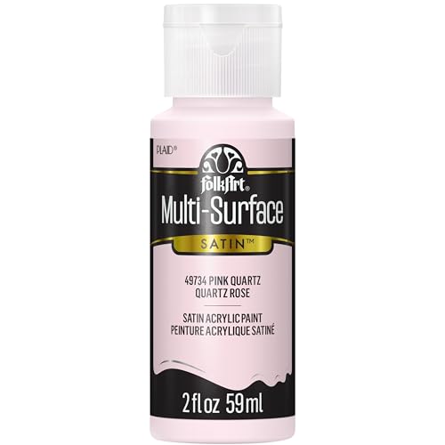 Image of FolkArt Multi-Surface Acrylic Craft Paint, Pink Quartz, 2 fl oz