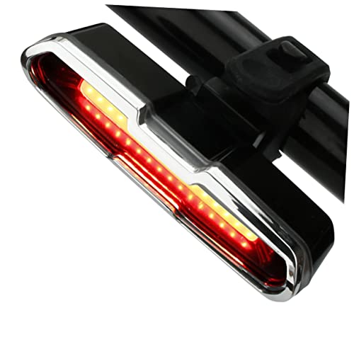 Balacoo Ultra Bright LED Tail Light Rechargeable Warning Light with Red and Blue Flashing Modes for Cycling Safety Versatile Mounting Options for Enhanced Visibility