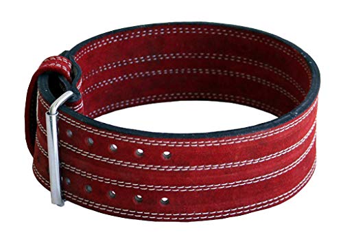 Ader Sporting Goods Leather Power Weight Lifting Belt- 4