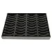Miraclekoo 40 Slots Grid Bangle Display Storage Tray Jewelry Organizer Holder Case (Black)