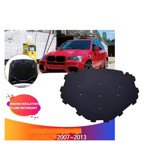 Coussinet d'insonorisation BMW X5 E70 M50d pour stopper bruit capot