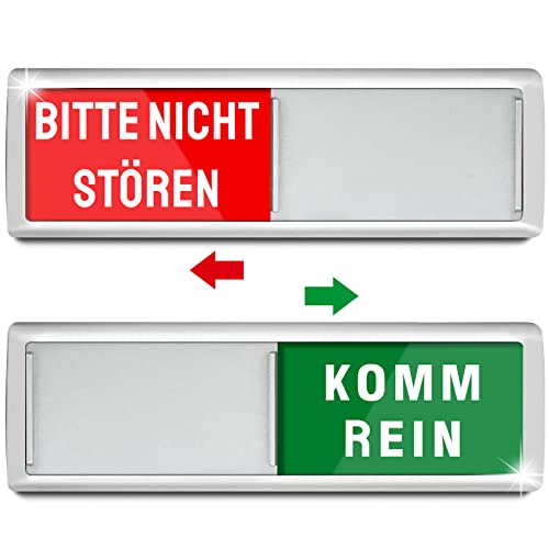PSLER Bitte Nicht Stören - Komm Rein Türschild für Privatsphäre in...