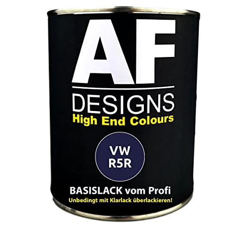 Peinture de voiture 500 ml pour VW R5R Blueberry métallisée prête à éclabousser Cover