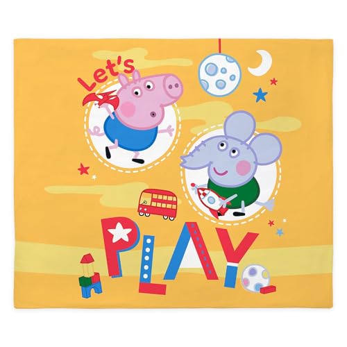 CafePress Peppa Pig: Let's Play King Duvet Cover, Printed Comforter Cover, Unique Bedding