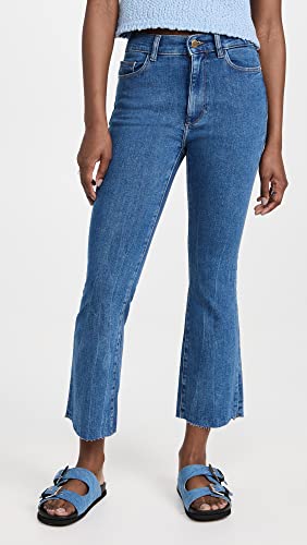 DL1961 Women's Bridget Boot High-Rise Crop Jeans in Keys2