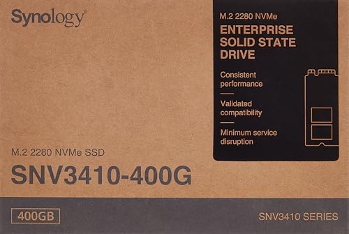 Synology SNV3410 400GB M.2 2280 NVMe PCIe 3x4 SSD, black, 400 GB - Image 4