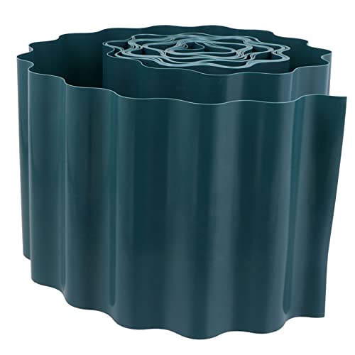 BESPORTBLE Garden Lawn Border Fence Plastic Landscape Edging for Flower Beds and Borders Weather Resistant for Neat Garden Edges and Low Maintenance