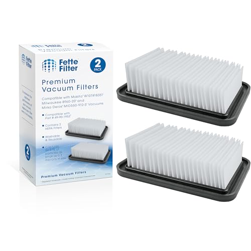 Fette Filter Main HEPA Filter for Dust Extractors (2-Pack)