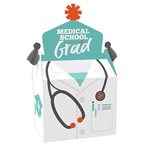 Big Dot of Happiness Medical School Grad - Treat Box Party Favors...