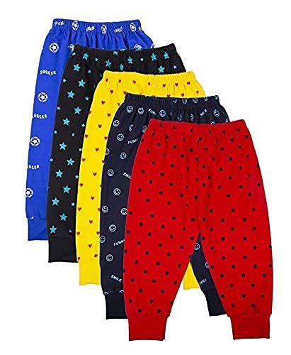 TS LAVI TAVI Baby Boys & Baby Girls Regular Fit Pyjama Pants Pack of 5