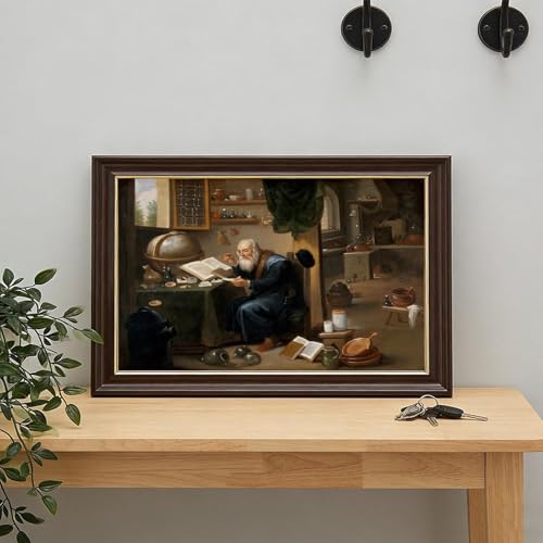 Impression alchimiste David Teniers tableau sur toile décoration bureau 30,5 x 45,7 cm - 7