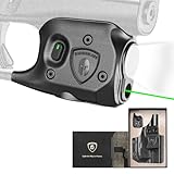 WARRIORLAND Pistol Light Green Laser & IWB Holster...