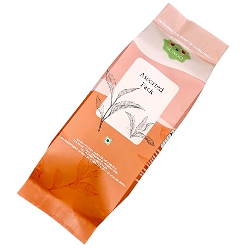 Image of Made in Nagaland| Sungo Assorted Pack, Green Tea bags, 5 Varieties - Tulsi, Cinnamon, Pandan, Tea Flower SUNGO Organic Green Tea