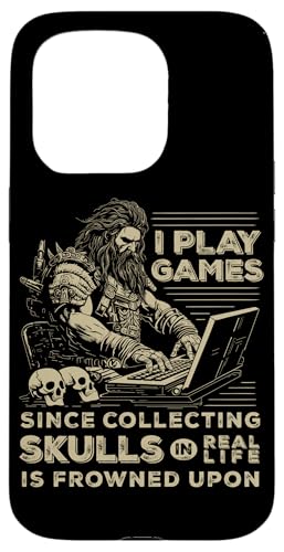 Gaming Warrior Collecting Skulls Pc�Q�[�� MMO RPG �Q�[�� �Q�[�}�[ �X�}�z�P�[�X iPhone 15 Pro �p