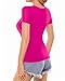MANGOPOP Womens Square Neck T Shirts Long Sleeve Short Sleeve Tops Fitted Tees