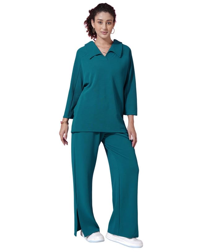 Image of SIRIL Women's Solid Co-Ord Set