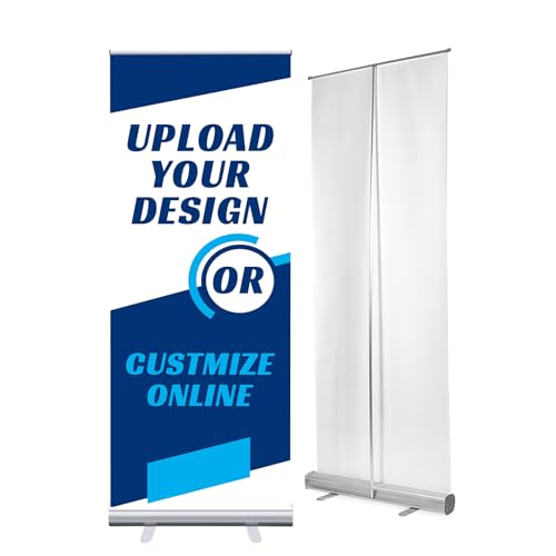LOJUFAN Custom Retractable Banner with Your Picture Text Logo 33