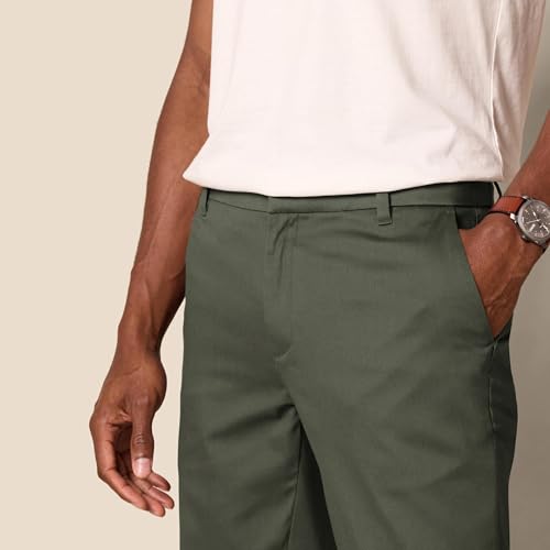 Image of Amazon Essentials Men's Slim-Fit Wrinkle-Resistant Flat-Front Stretch Chino Pant