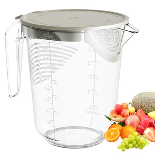 計量 カップ メジャーカップ 耐熱カップ 1000ml 軽量 丈夫 注ぎ口付き 軽量カップ ビーカー 使いやすい 注ぎやすい 目盛り付き 熱湯対応 米計量カップ 計量カップ 蓋付き 防塵 滑り止め 取っ手付 レンジ対応 液体用計量カップ