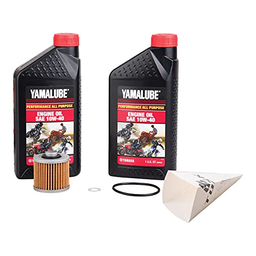 Tusk 4-Stroke Oil Change Kit Yamalube All Purpose 10W-40 Compatible with Yamaha Raptor 700 2006-2025/Raptor 700R 2013-2025