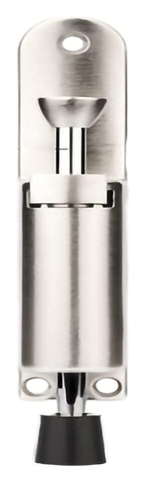 Sbziojhdr Silver Door Stop， Zinc Alloy Adjustable Door Locks Holder Stop/Release By Foot Fixed Anti-Collision And Windproof(Silver)