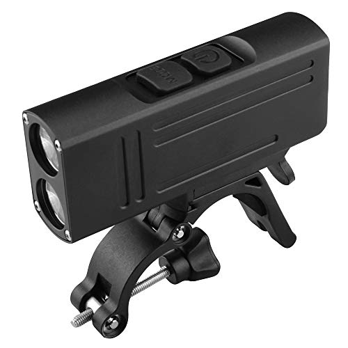 DECDEAL Bicicleta luz USB recarregável IP68 resistente à água bicicleta LED luz frontal lanterna de