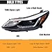 AUTNZE Headlight Assembly Compatible with 2016 2017 2018 2019 Chevrolet Cruze LED DRL halogen Model (Passenger Right Side)