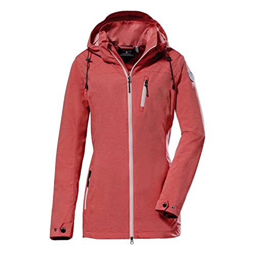 Killtec Damen Kow 37 Funktionsjacke - Wasserdicht, Atmungsaktiv & Mit Abnehmbarer Kapuze (PFC-frei)
