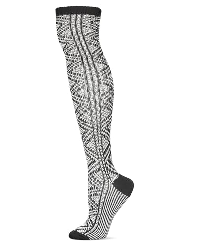 Image of Women's Diamond Tone Over The Knee Warm Sock