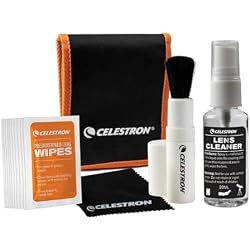 1 of Celestron Lens Cleaning Kit for Telescopes, Binoculars & Cameras | Cleaning Solution, Cloth & Accessories Included, Complete Cleaning Kit, Safe for Optical Coatings, Removes Dust & Smudges