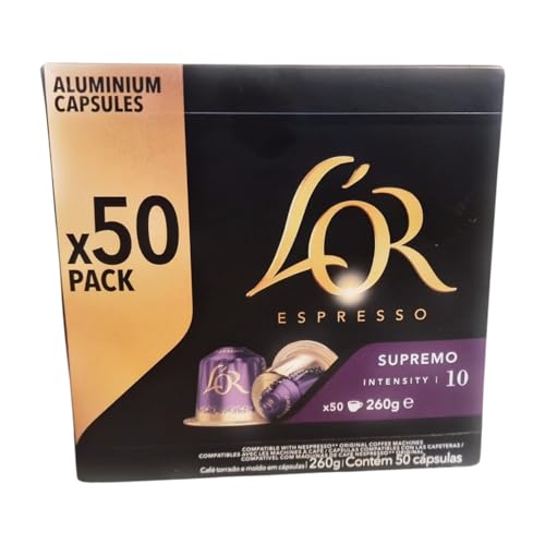 Café Capsules Supremo Intensité 10 Compatibles Nespresso 'or La Boîte De 50 Capsules - vue 2