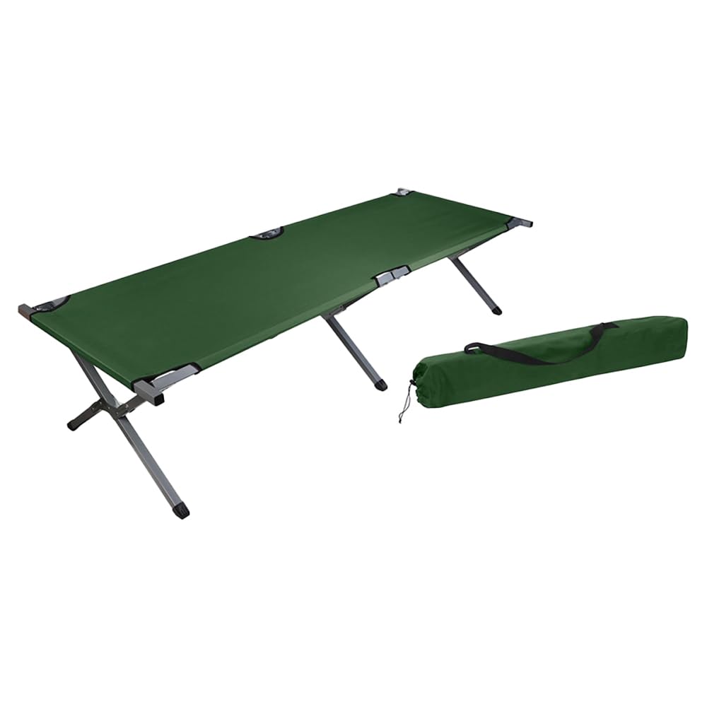 Brandina da Pieghevole Metallo 190x70x40h cm Peso max 100 kg Campeggio Salvaspazio