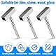 Anhoer 3-Teiliges Set Schleifscheiben Abrichter Schleifsteinaufbereiter Steintrimmer Abrichtwerkzeuge für Diamanten Diamant-Schleifscheibe Dresser 45x10mm zum Schleifen von Entgratungsscheiben Silber