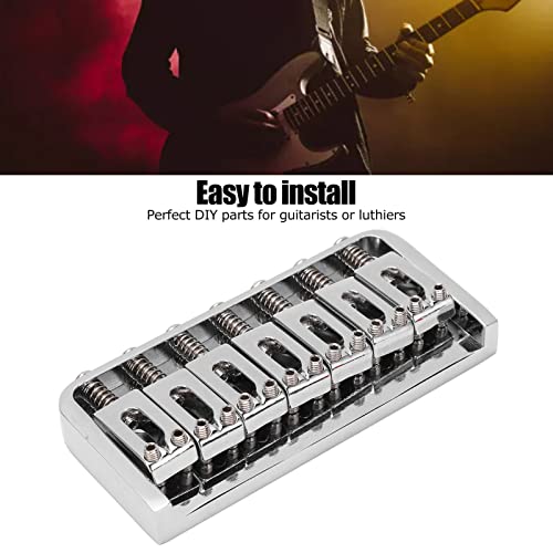Remplacement du pont du cordier, pont fixe de guitare à 7 cordes poli à la main pour instrument à cordes - Les Beatles, Paul McCartney, John Lennon, RIngo Starr, George Harrison Remplacement du pont du cordier, pont fixe de guitare à 7 cordes poli à la main pour instrument à cordes – Image 4
