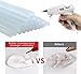 KeLDE Long Fine Tip Hot Glue Gun Kit With 25pcs Glue Sticks, 20W Adjustable Dual Temp Melting Glue Gun for DIY Handcraft, Precision Projects, Repairing