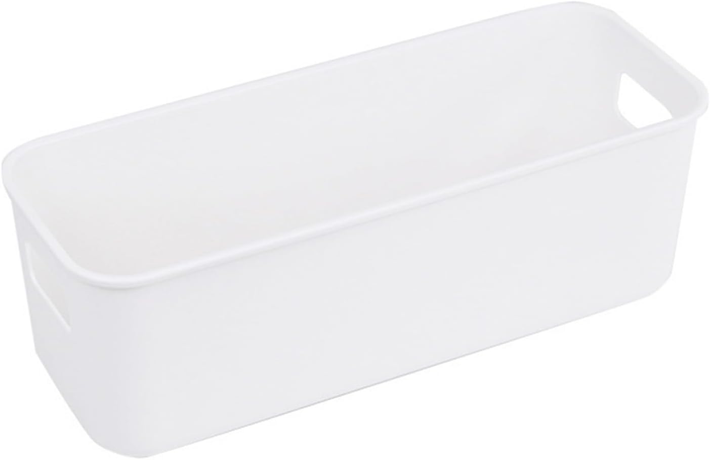 Plastic Desktop Organizer Large Capacity Rectangular Storage Box Multi Purpose Portable Container for Phone Cases Cosmetics Office Home Use