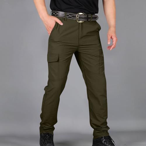 Men's Cargo Pants Lightweight Button Down Solid Color Trousers Soft Comfy Fashion Quick Dry Lounge Hiking Outfits2
