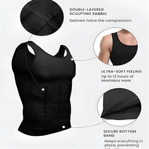 Selureluv Shaping Tank 2.0, Shaperluv Quick Drying & Ultra Stretch Shaping Tank Men, High Elastic Breathable Tummy Vest4