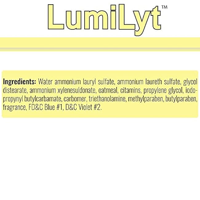 LumiLyt Shampoo - General Cleansing, Grooming, & Conditioning Pet's Hair Coat - Effective for Both Cats & Dogs - Contains Oatmeal & Vitamins, 12 fl oz-mseH1ujf