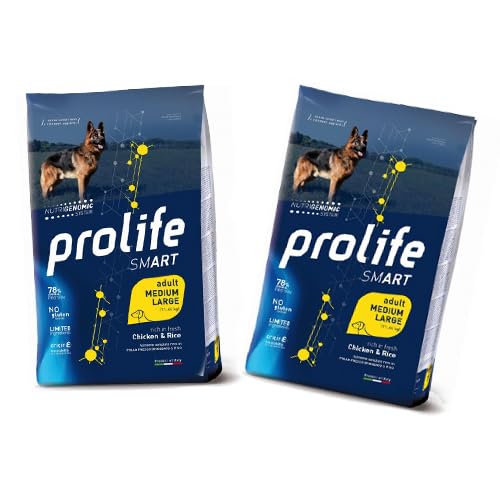 Offerta DUE SACCHI - Prolife Smart Pollo Fresco E Riso Adult Medium/Large 12 kg