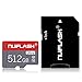 Produktbild Micro-SD-Karte, 512 GB, High-Speed-TF-Karte mit einem SD-Karten-Adapter für Nintendo-Switch, Handy, Überwachungskamera, Fahrtenschreiber, Tablet, Computer, Drohne, Handy (512 GB)