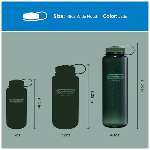 Nalgene Cantimplora de Boca Ancha Silo 48 oz Jade miniatura 5