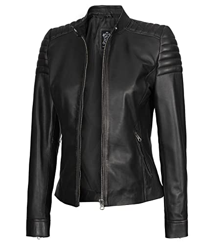 Blingsoul Leather Jacket Women | [1309744] Carrie Black, L #TOP22