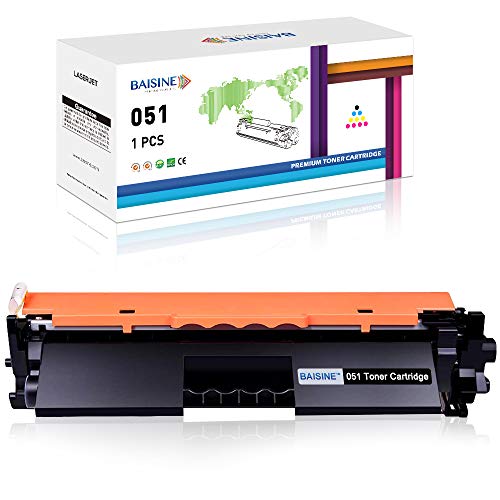 BAISINE 051 Compatible Toner Cartridge Replacement for Canon 051 CRG-051 to use with imageCLASS LBP162dw MF264dw MF267dw MF269dw iSNESYS LBP160 LBP260 Printer - 1,700 Pages (Black, 1 Pack)